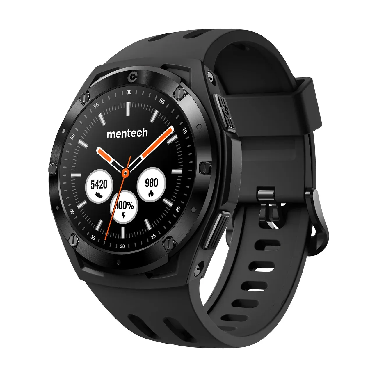 Фото Умные спортивные часы Mentech Xe1, водонепроницаемые, для фитнеса, плавания, марафона, монитора сердечного ритма, давления кислорода в крови №1
