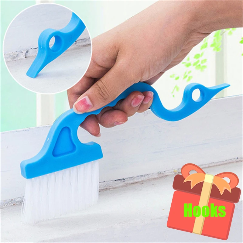 

3 Colors Window Groove Cleaning Brush Kitchen cleaning Window Cleaner Brush Window Slot Cleaner Brush Window Slot Clean Tool