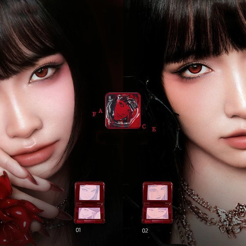 Фото Little Ondine Cream Blusher Плавающая тень Пудра Румяна Осветляет природу Стойкие румяна Палитра для макияжа De Blushes Palette №4