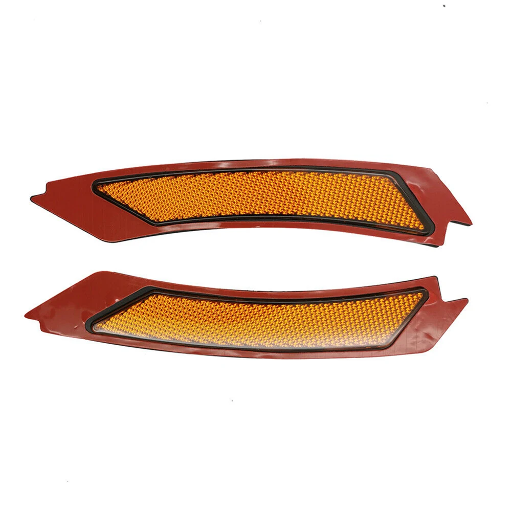 

Side Marker Lights Bumper Reflectors Bumper Reflectors 2pcs 63147205398 Amber For BMW E90 E91 4D LCI 09-11 New Style