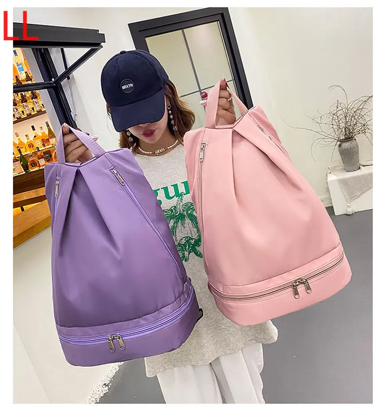 Dry Wet Separation Sports Bags Casual Swimming Backpack  Camping Travel Beach Rucksack Large Capacity Waterproof Swim Gym Bag