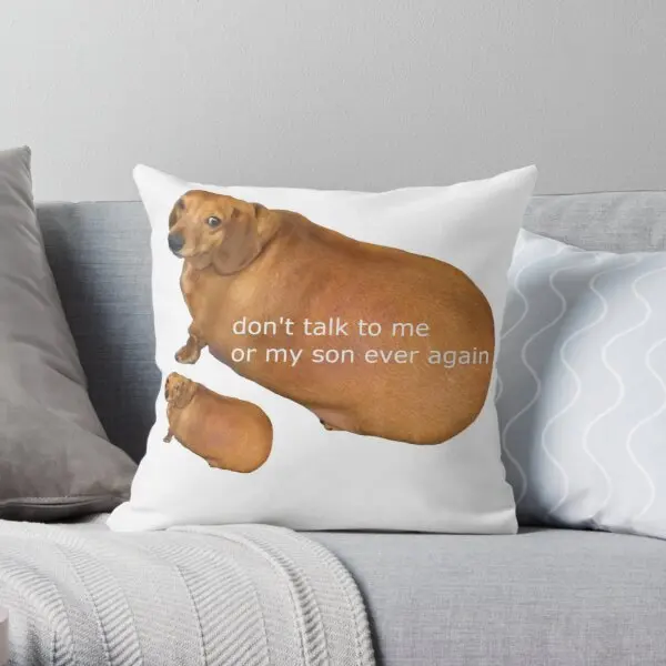 

Do Not Talk To Me Or My Son Ever Again Printing Throw Pillow Cover Sofa Office Wedding Comfort Anime Hotel Pillows not include