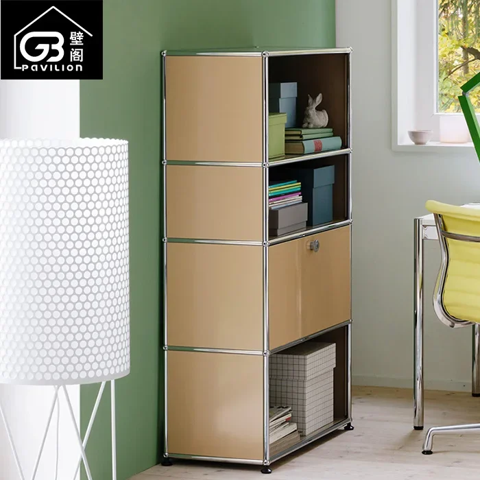 Комбинированный книжный шкаф китайский античный комбинированный