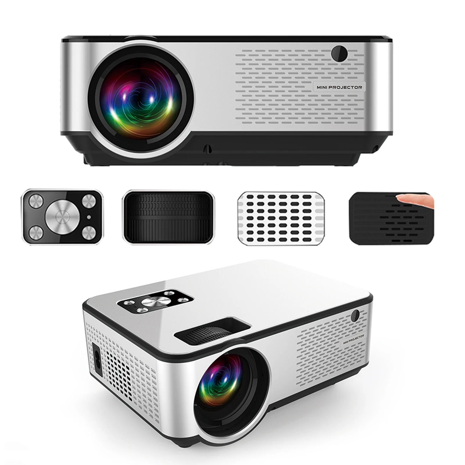 

DiGear YP13 LED Projector WIFI HD 720P 100inch Big Screen Projector Home Theater Smart Video Beamer Projector