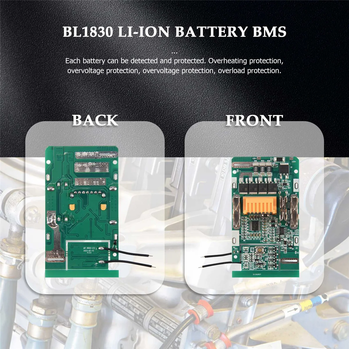 BL1830 литий-ионный аккумулятор BMS PCB плата защиты от зарядки для