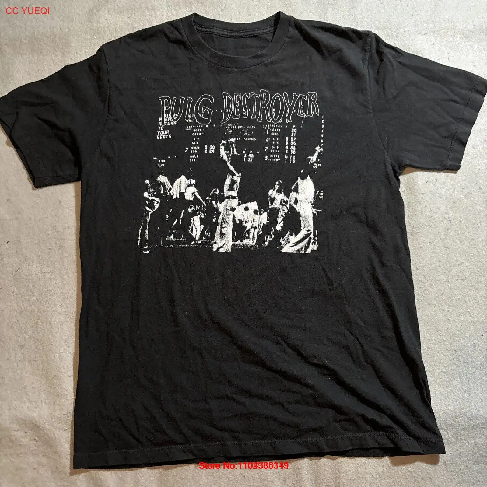 Футболка Puig Destroyer Grindcore Baseball мужская среднего размера