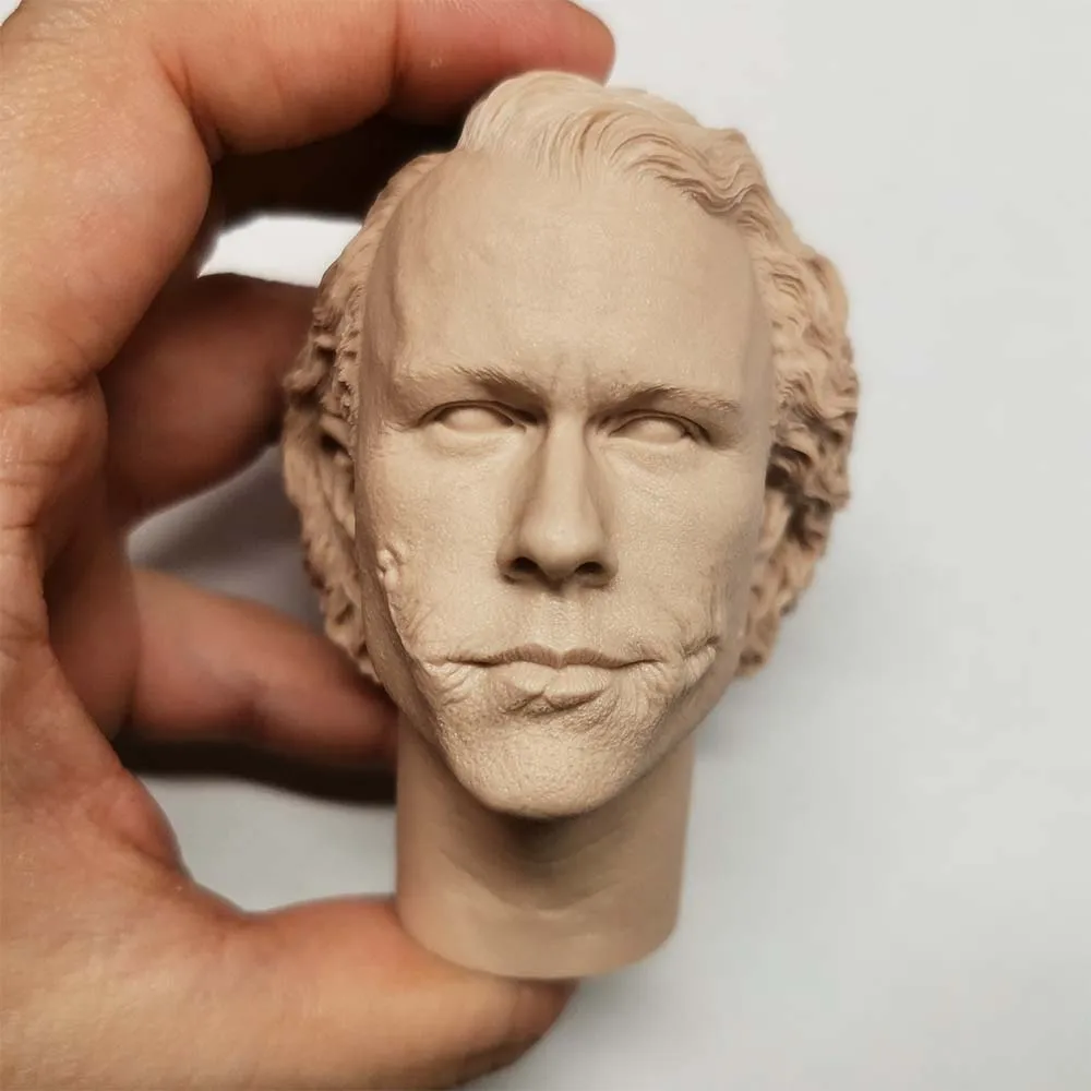 

1/4 Scale Joker Heath Leger Unpainted Head Model