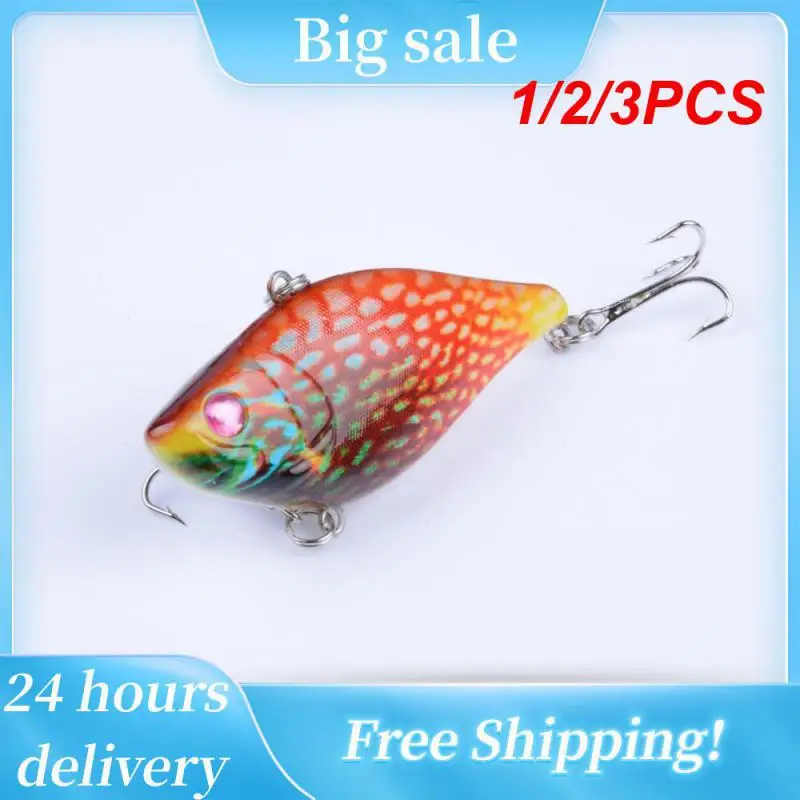 

1/2/3PCS 6-color Painted Bionic Bait Luya Bait Full Swimming Layer Fake Baits Foreign Trade Full Swimming Layer Hard Baits