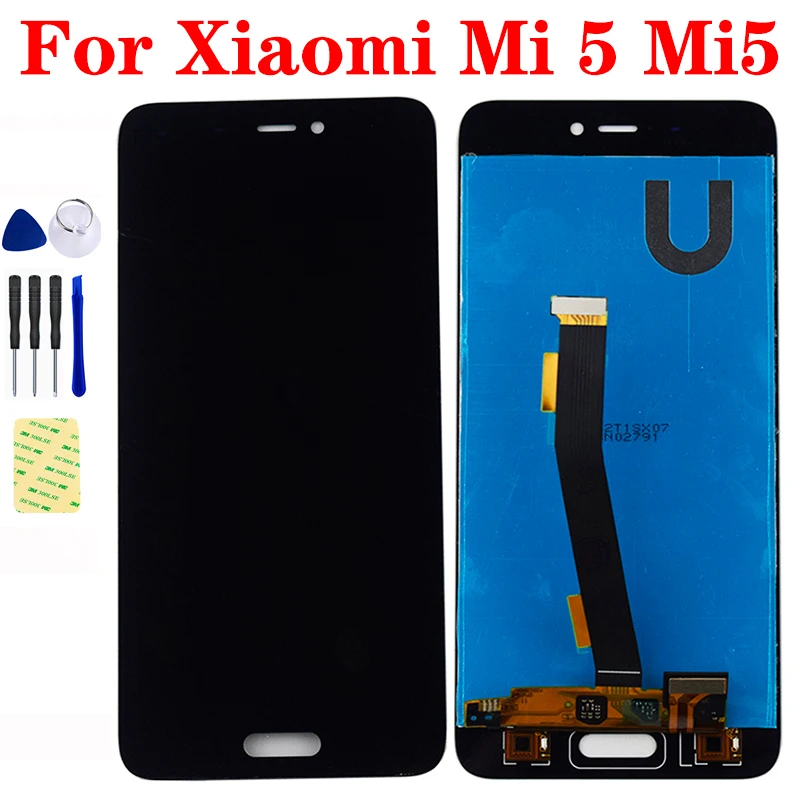 

Сенсорный ЖК-экран с дигитайзером для Xiaomi Mi 5 Mi5, сенсорное стекло для Xiaomi 5, ЖК-дисплей, панель, модуль, матричный монитор в сборе