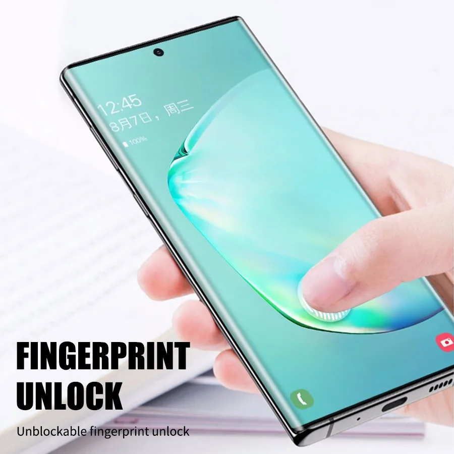 Фото Защитное стекло для Samsung Galaxy S10 Plus S10E и Note 10 с армированным экраном Защитное стекло для Samsung Galaxy S10 Plus S10E и Note 10 с армированным экраном