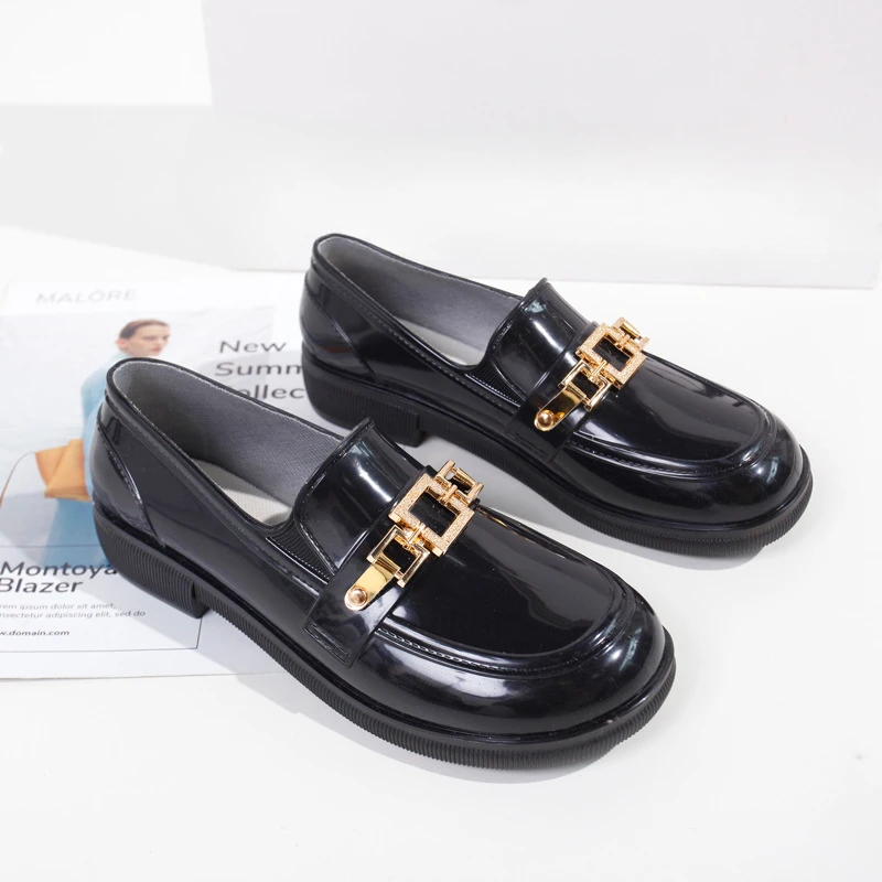 

Low-top Rain Shoes Female Wear Waterproof Work Rubber Shoes Korean Shallow Mouth Wear-resistant Adult Non-slip Water Shoes