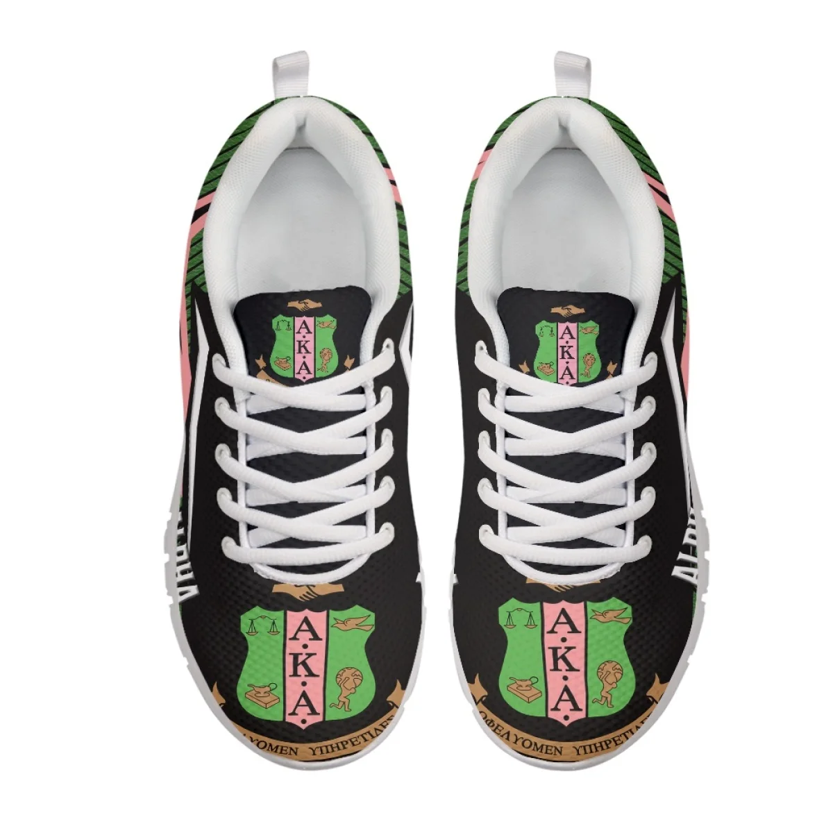 Alpha Kappa Alpha Female Flats Shoes for Woman Girls Customize Outdoor Walking Shoes Ladies Wear-resistant Sport Sneakers Gifts