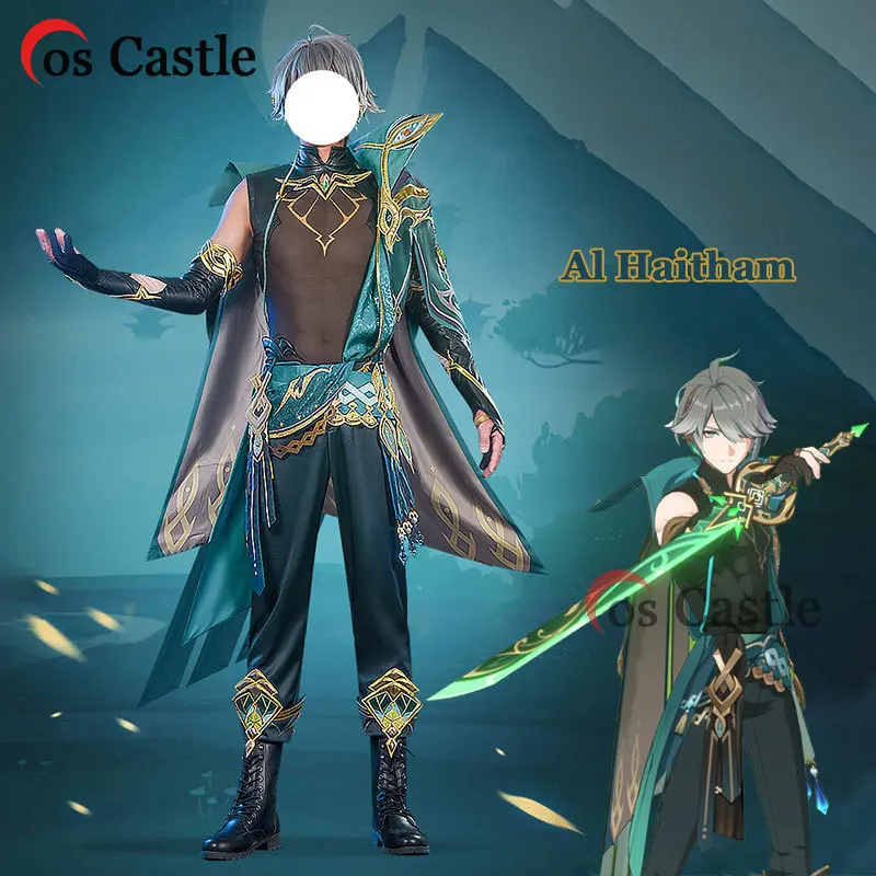 

Cos Castle Game Genshin Impact Merso Sumeru Alhaitham Cosplay Costume Men Anime Uniform Women Suit Disfraz Halloween Niña