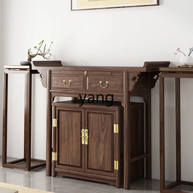 LH стол из массива дерева благовония семейный буддийский зал Новая китайская