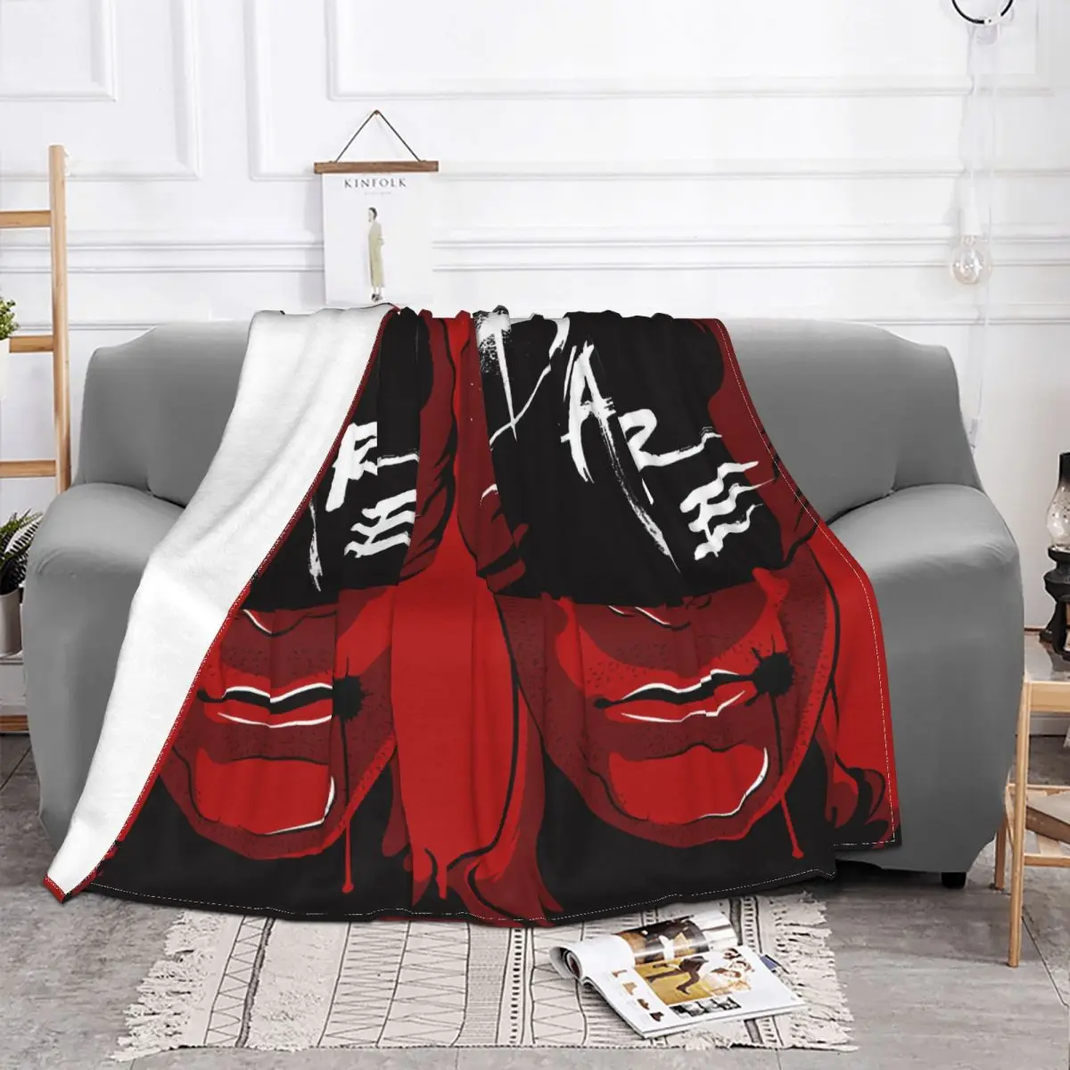 Забавное и забавное одеяло Marvel Daredevil бархатное всесезонное дышащее легкое для
