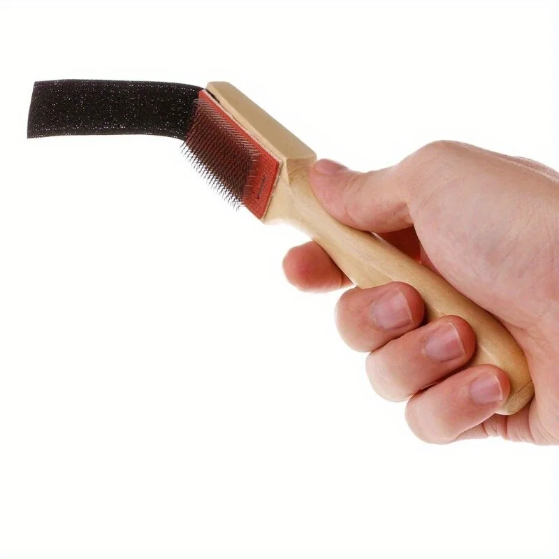 

Деревянная щетка для обуви с длинной ручкой