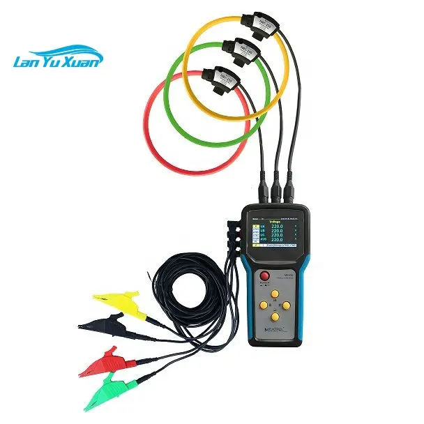 

Promotion ME435 MRC-24 100A Rogowski Power data logger Digital energy meter Power analyzer