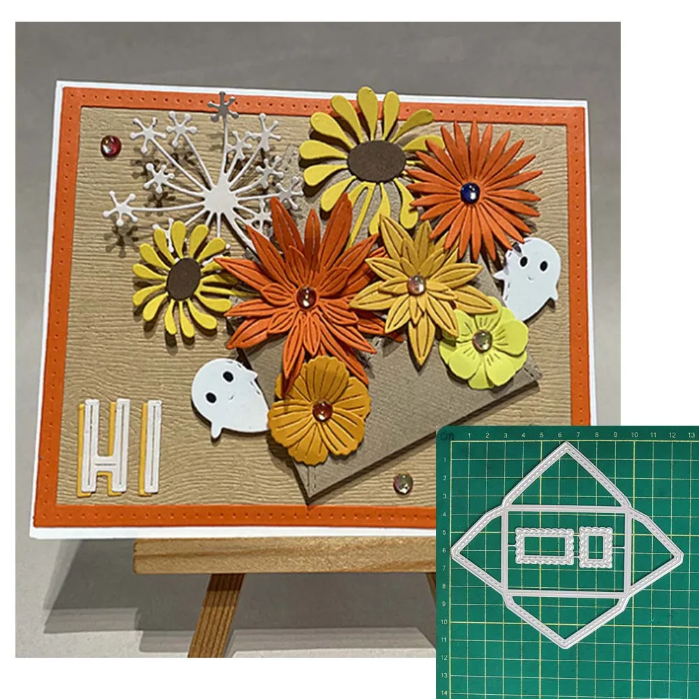 Металлические штампы для скрапбукинга серебристые углеродистая сталь