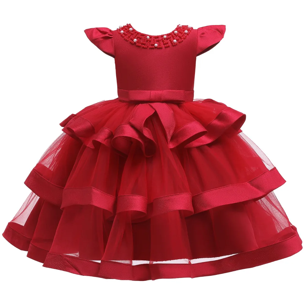 Infant Girls Dress Wedding Dresses for Formal Occasions Performance Gown Birthday Party New Year Christmas Silk |