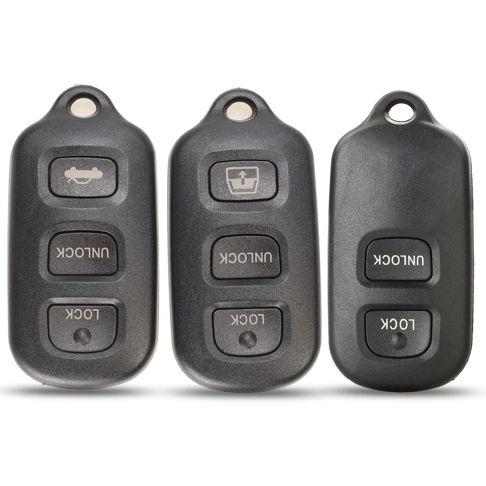 

jingyuqin Remote Key Shell Case Fob Keyless Entry 2+1 3+1 3 4 BTN For TOYOTA RAV Cruiser 4Runner Camry Celica Echo Highlander