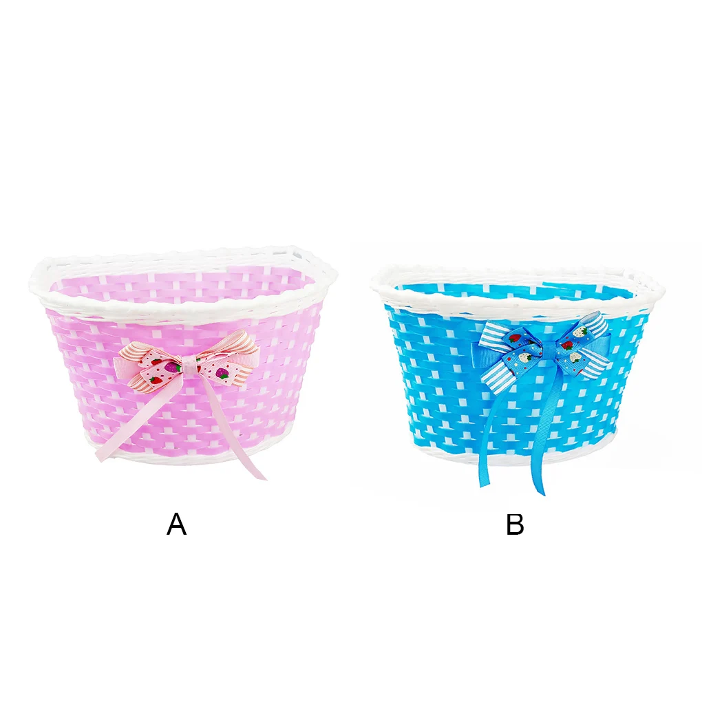 Children s Scooter Basket Handmade Carriage Carrier Storage 