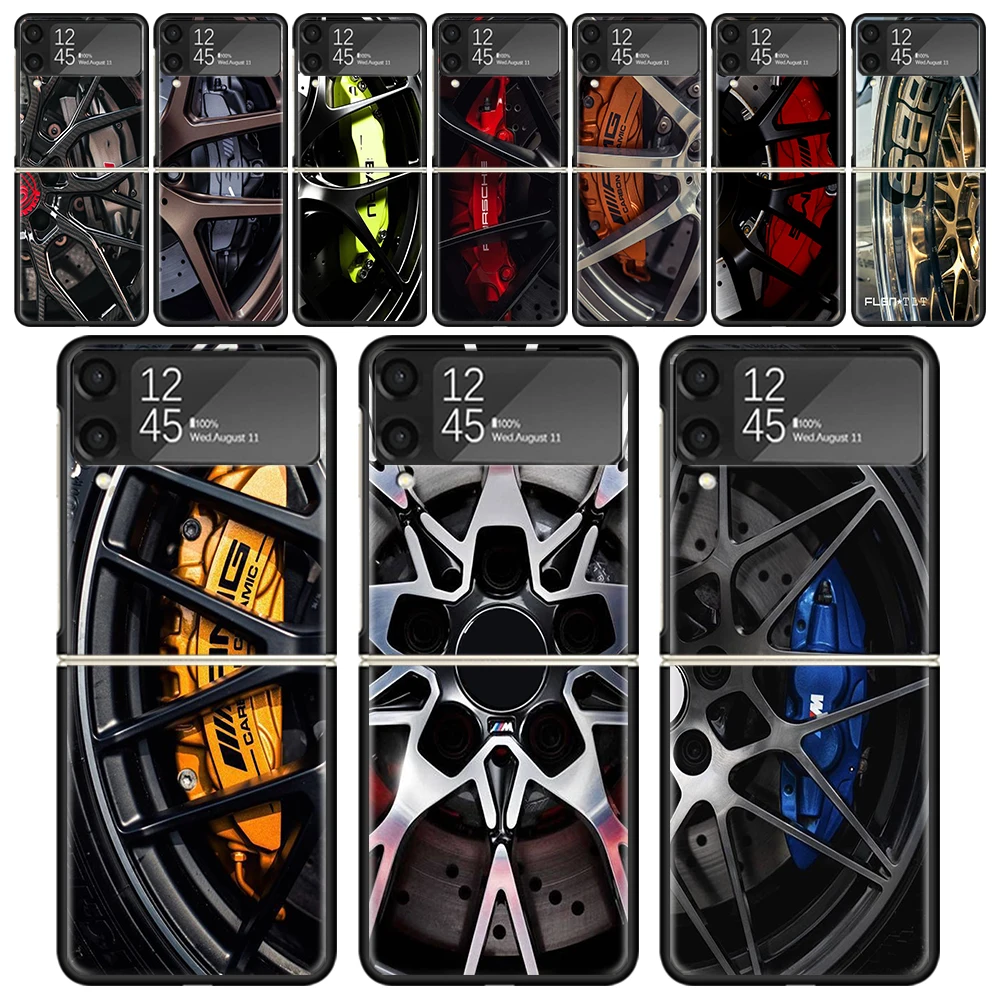 

Противоударный складной Твердый чехол для телефона Samsung Galaxy Z Flip 4 3