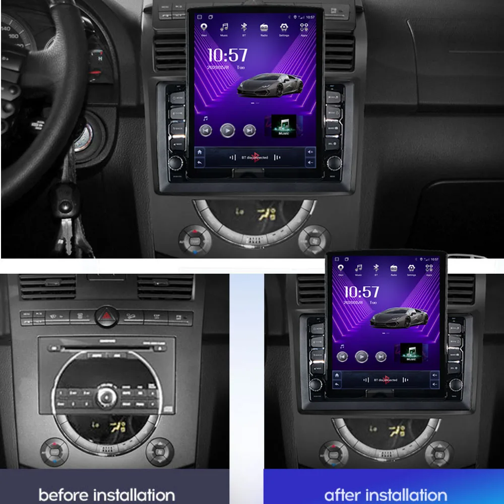 Runningnav Для SsangYong Rexton Y250 II 2 2006 - 2012 Tesla Тип Android автомобильное радио мультимедийный