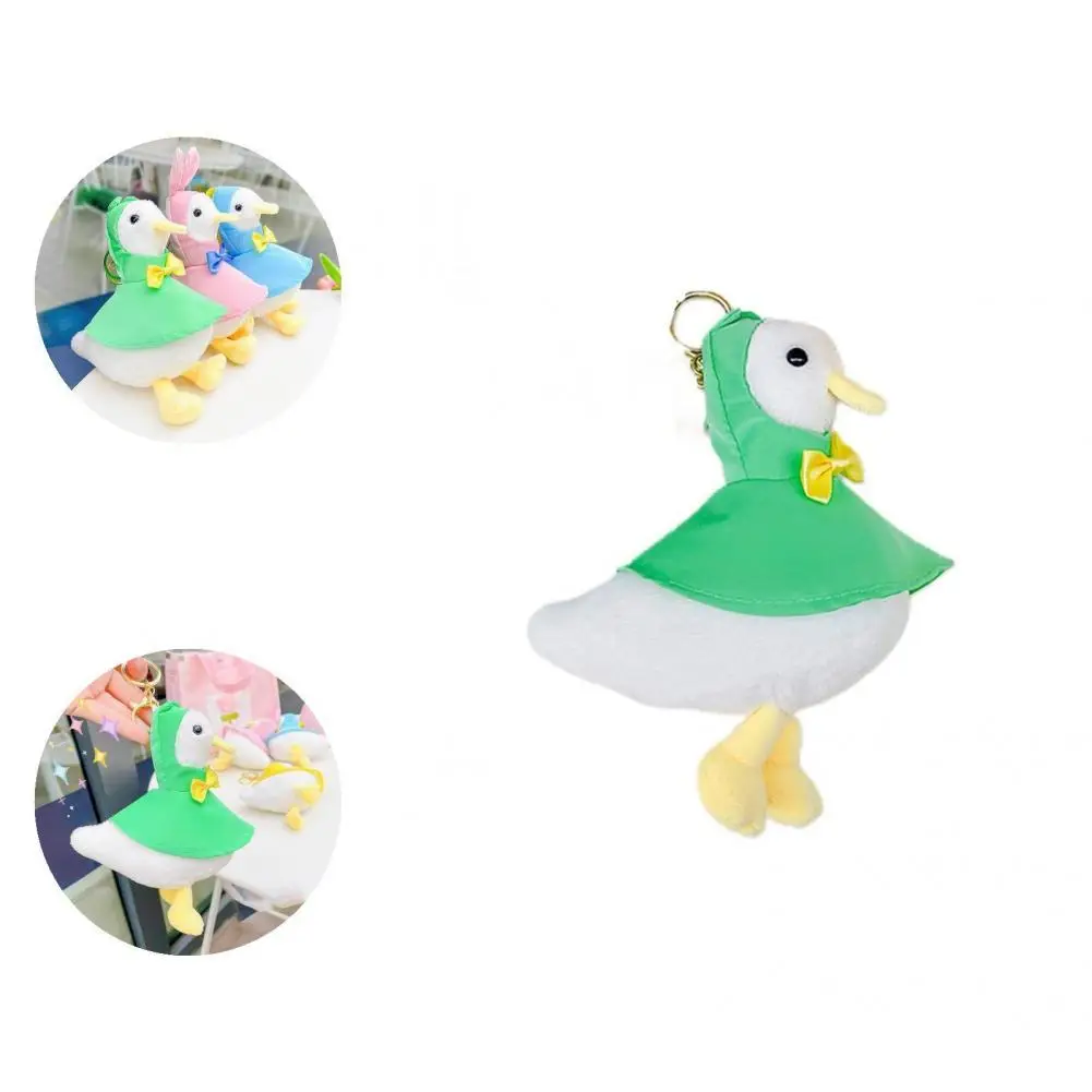 

Plush Toy Lovely Good Ductility Release Fatigue Keychain Doll Duck Plush Birthday Gifts Plush Pendant for Office