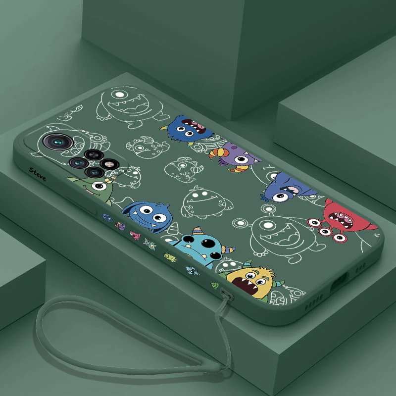 

Monsters Assemble Phone Case For Xiaomi Redmi Note 12 11 11T 10 10S 9 Pro Plus 10C 9A 9C 9T K40 K50 K60 4G 5G With Hand Strap