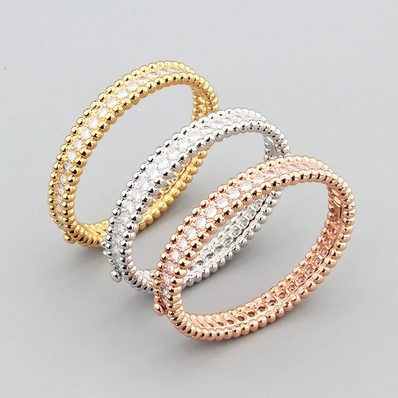 Однорядный звездный браслет в европейском и американском стиле с краями из