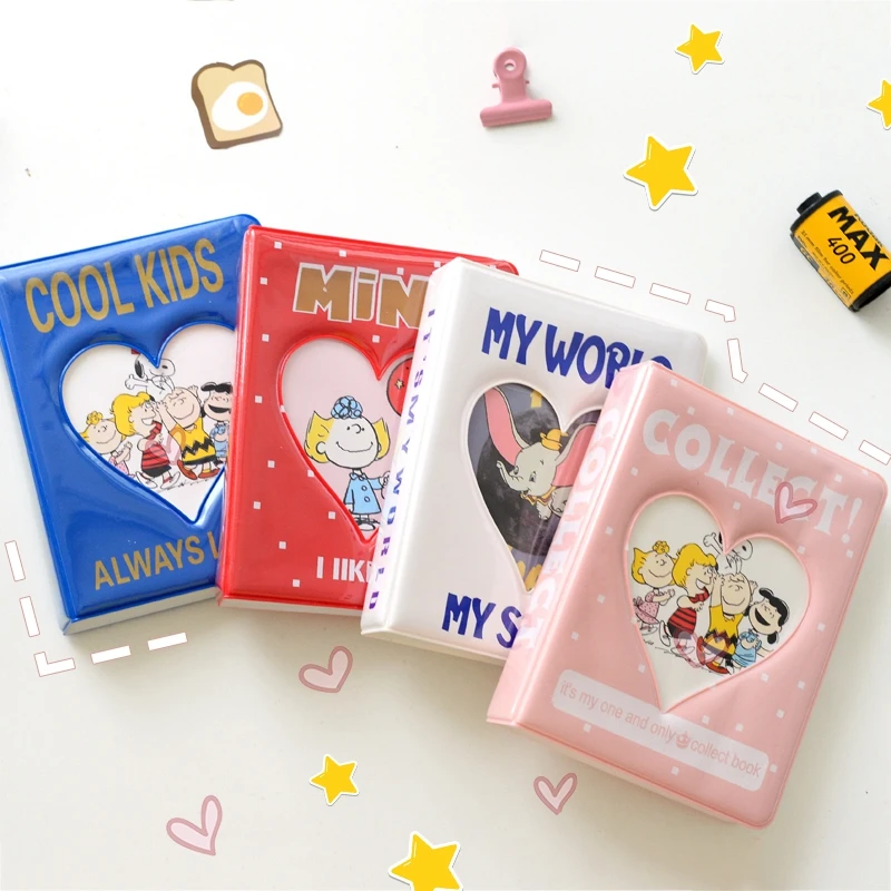 

64 Pockets Mini Photo Album Cartoon Polaroid Album Photo Photocard Holder Book Collect Kpop Album De Fotos