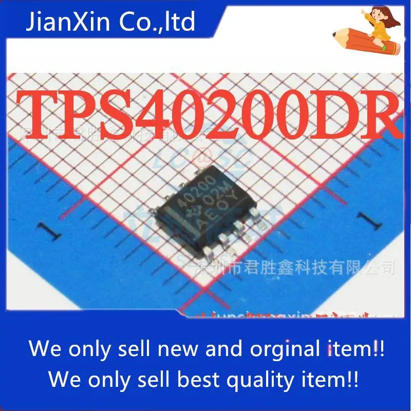 

10pcs 100% orginal new TPS40200 TPS40200DR 40200 SOP8 Voltage Mode Controller IC