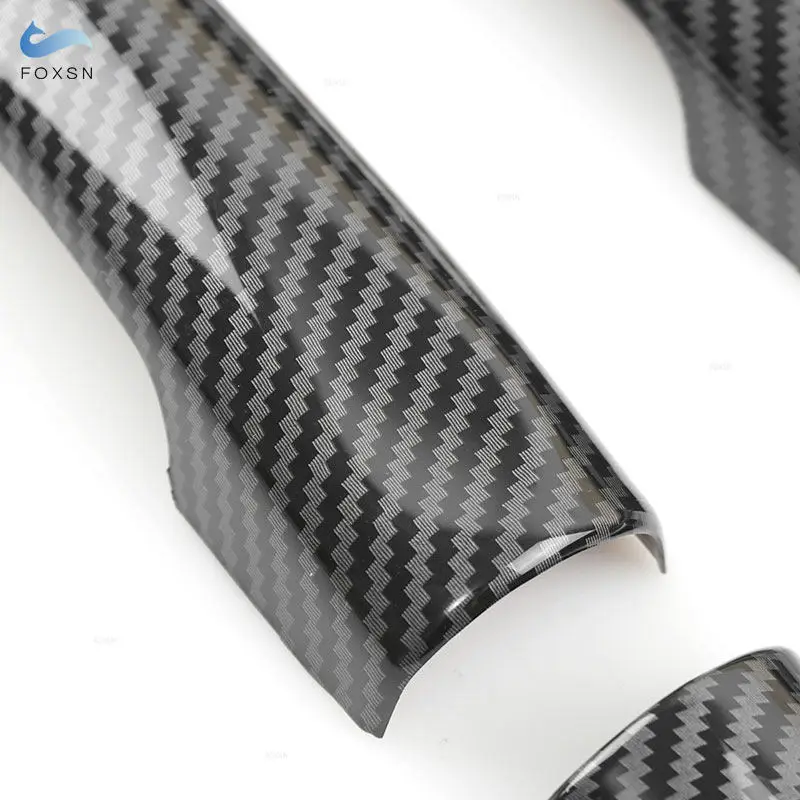 4 шт. ABS текстура углеродного волокна автомобильный Стайлинг наружные дверные