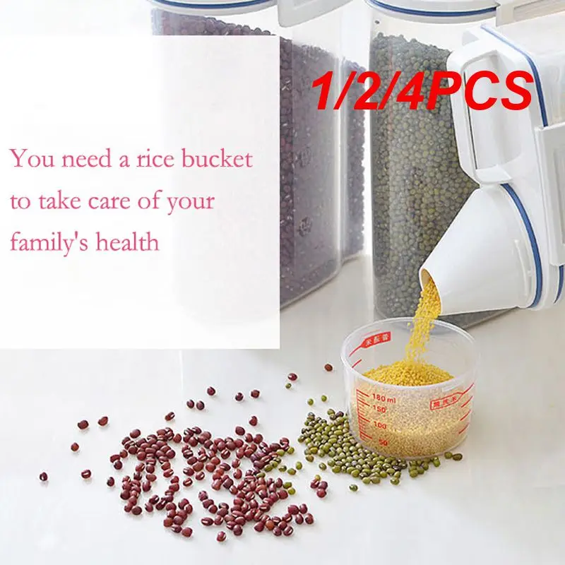 1/2/4 шт. высококачественный диспенсер для круп ящик хранения кухонные контейнеры