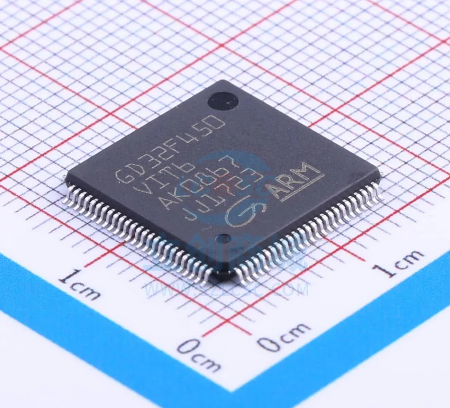 100% New Original GD32F450VIT6 Package LQFP-100 New Original Genuine Microcontroller IC Chip (MCU/MPU/SOC)