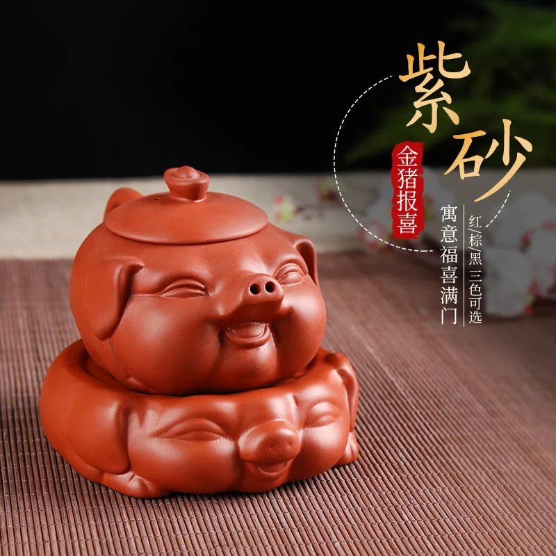 

Earthenware Pot of Yixing Vermilion Clay Teapot Teacup Pot Kung Fu Tea Tea Infuser Teapot Tea Set 190ml Pot and 20ml Cup