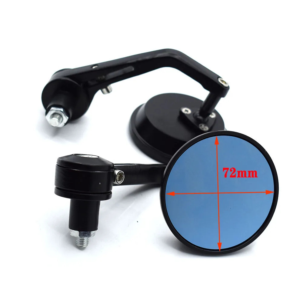 Универсальное зеркало заднего вида для мотоцикла 7/8 дюйма 22 мм ручка Kawasaki Z125 Z250 Z300