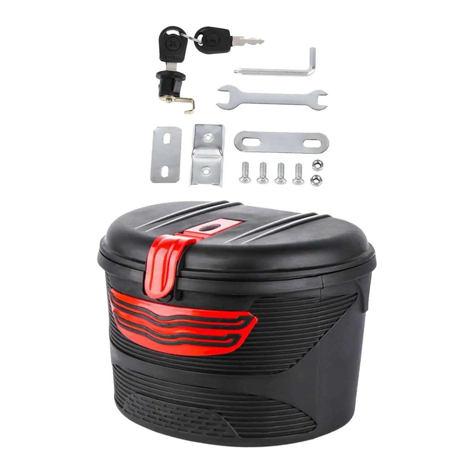 Передняя велосипедная корзина с замком дизайнерский контейнер крышкой надежная