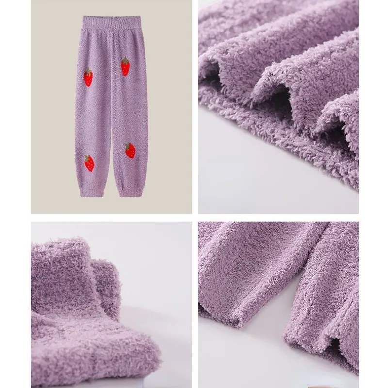 Новинка 2023 зимняя пижама из кораллового флиса большого размера Женская