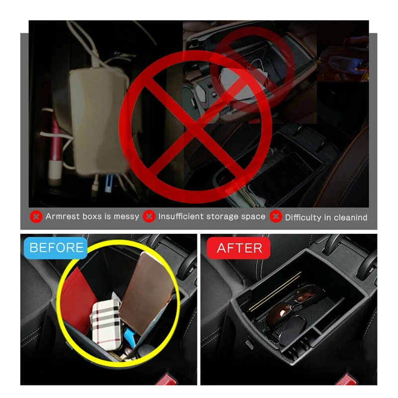 Для 2020 Hyundai Venue Автомобильная Центральная консоль подлокотник коробка для