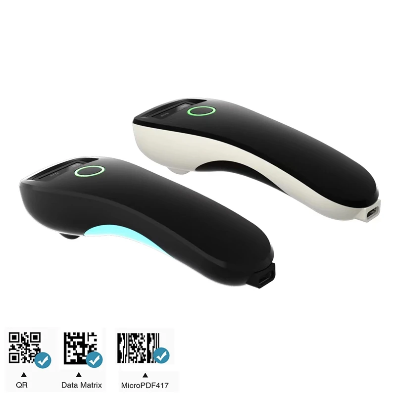 Сканер штрих-кода HBA-W6 беспроводной 1D/2D USB Bluetooth карманный мини-считыватель QR для IOS