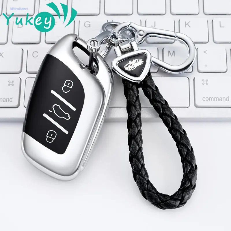 

Soft TPU Key Cover Case Chain Holder for Roewe RX3 RX8 ERX5 RX5 I6 I5 MG4 MG5 MG6 MG ZS EV HS EHS ZX GT Keyring Shell
