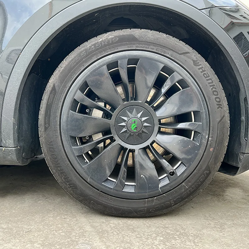Купи NEW FOR Tesla Model 3 / Y wheel hub cover decoration 19 18 inch wheel rim all inclusive protective cover retrofit parts за 16,800 рублей в магазине AliExpress