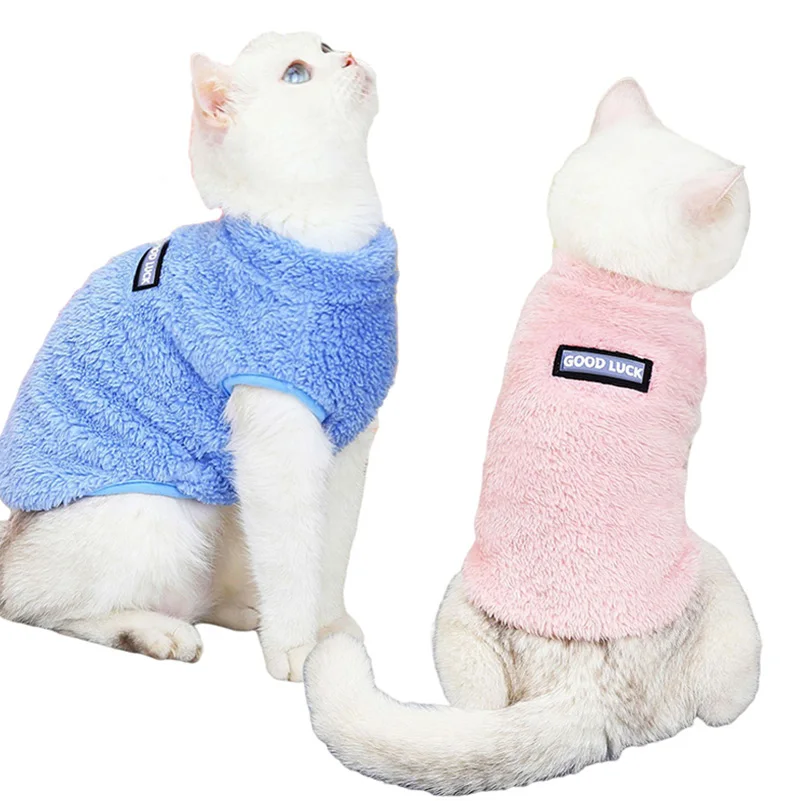 

Warm Kitten Clothes for Small Cats Puppy Coat Winter Hairless Cat Jacket Chihuahua Yorkshire Pug Clothing Costumes Pet Supplies