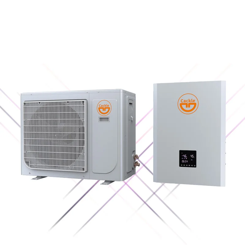 

100m2 80m2 home used floor heating high temperature heatpump mini heat pump split R32 air to water heat pump