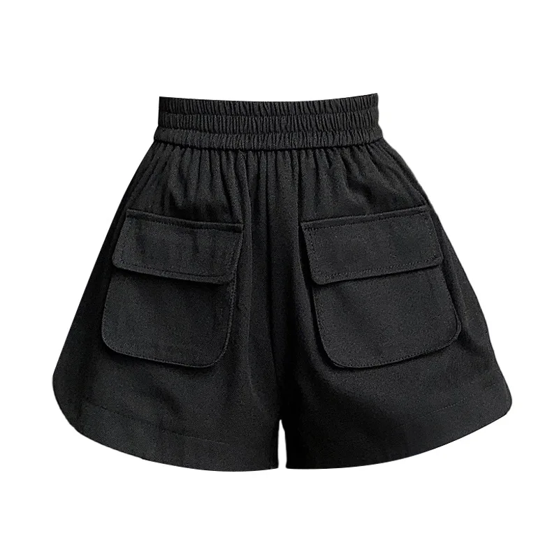 Sports Everything Casual Shorts Women Summer Thin Style Loose Show Thin Outside Wear High Waist Word Wide Leg Pants Biker Shorts