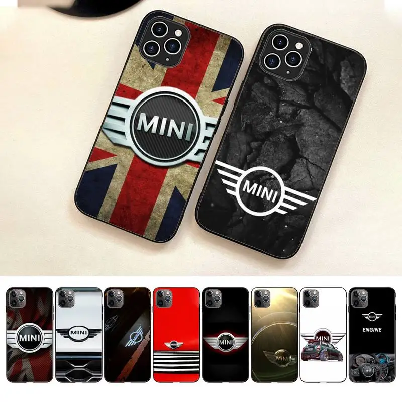 

BMW Cooper Luxury Mini LOGO Phone Case For Iphone 7 8 Plus X Xr Xs 11 12 13 Se2020 Mini Mobile Iphones 14 Pro Max Case