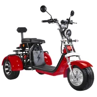 doorstep shipping europe registrable road legal 3 wheel 2000w citycoco motorcycle with rear storage basket