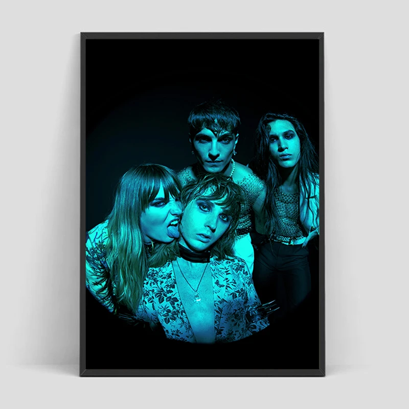 Итальянский постер рок-группы maarneskin украшения для дома и офиса постеры стен