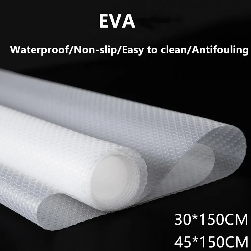 

Clear Waterproof Oilproof Shelf Cover Mat Drawer Liner Cabinet Non Slip Table Adhesive For Kitchen Cupboard Refrigerator